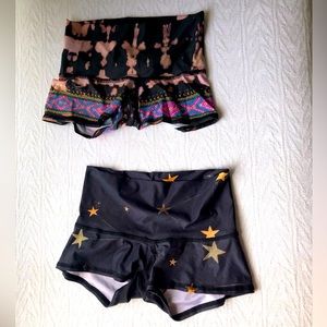 Teeki yoga shorts size XS - $40 each, $75 for both